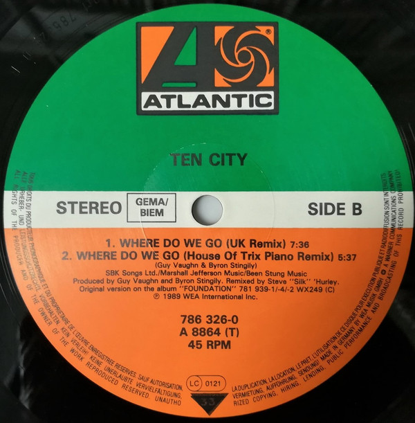 Ten City - Where Do We Go? | Atlantic (A 8864 T) - 4 Ten City - Where Do We Go? | Atlantic (A 8864 T) - 4
