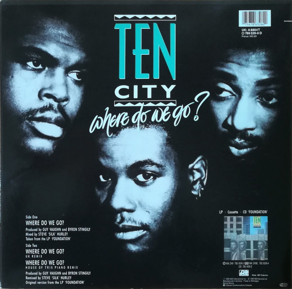 Ten City - Where Do We Go? | Atlantic (A 8864 T) - 2 Ten City - Where Do We Go? | Atlantic (A 8864 T) - 2
