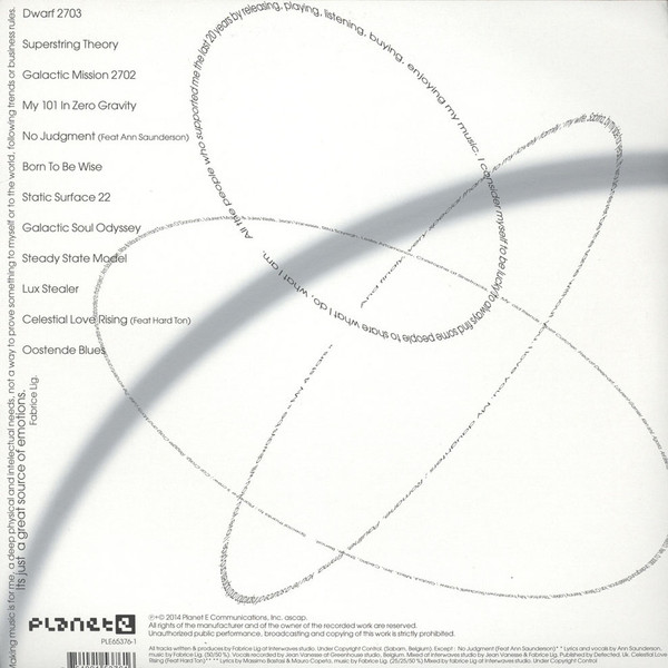 Fabrice Lig - Galactic Soul Odyssey | Planet E (PLE65376-1) - 2 Fabrice Lig - Galactic Soul Odyssey | Planet E (PLE65376-1) - 2