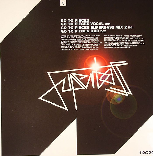 Superbass - Go To Pieces | Cr2 Records (12C2023) - 2