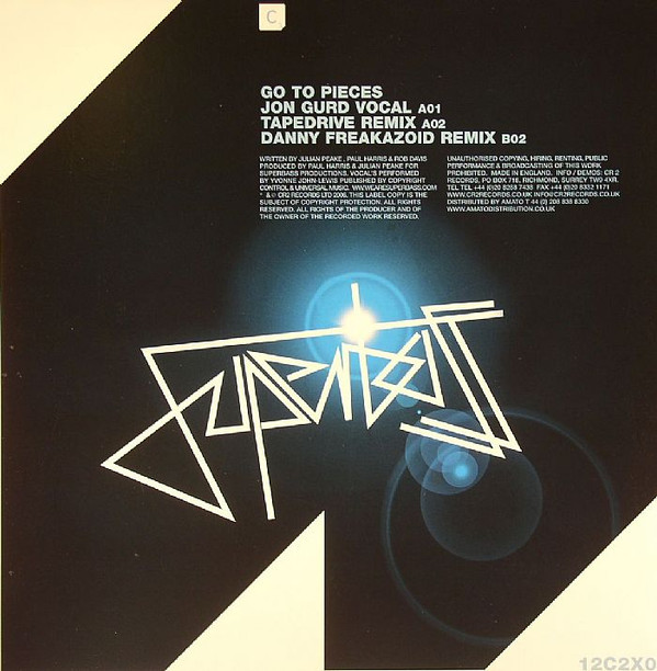 Superbass - Go To Pieces | CR2 Records (12C2X023) - 2