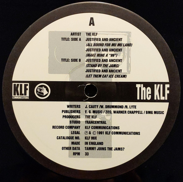 The KLF - Justified & Ancient | KLF Communications (KLF 99X) - 3