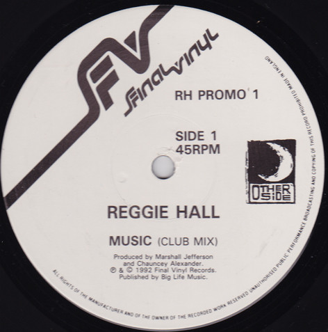 Reggie Hall - Music | Final Vinyl (RH PROMO 1)