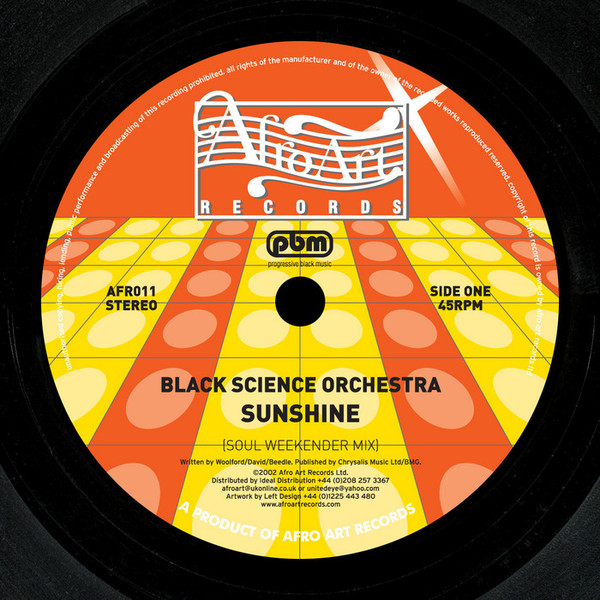 Black Science Orchestra - Sunshine | Afro Art (AFR014)