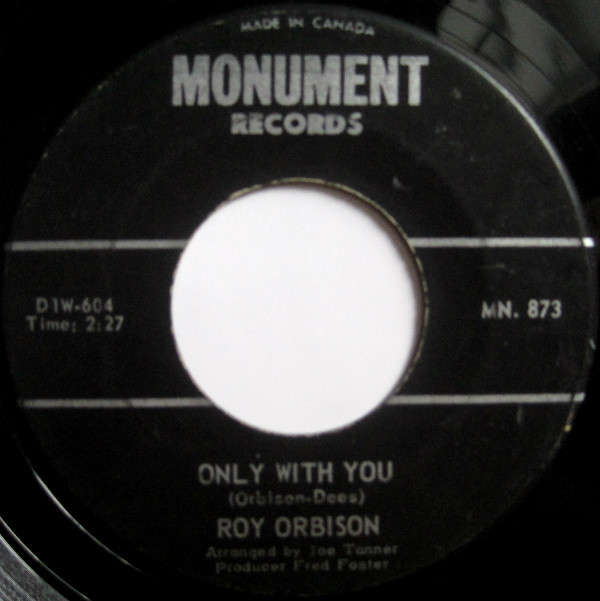 Roy Orbison - Goodnight | Monument (MN. 873) - 2