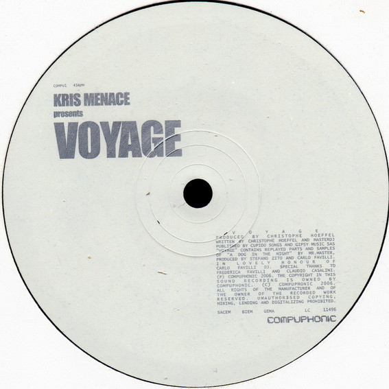 Kris Menace - Voyage | Compuphonic (COMPU 01) - 4 Kris Menace - Voyage | Compuphonic (COMPU 01) - 4