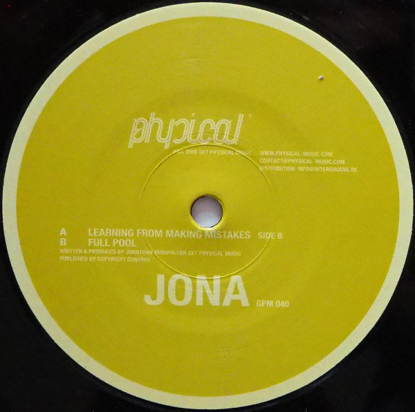 Jona - The Learnings | Get Physical Music (GPM 040) - 2 Jona - The Learnings | Get Physical Music (GPM 040) - 2