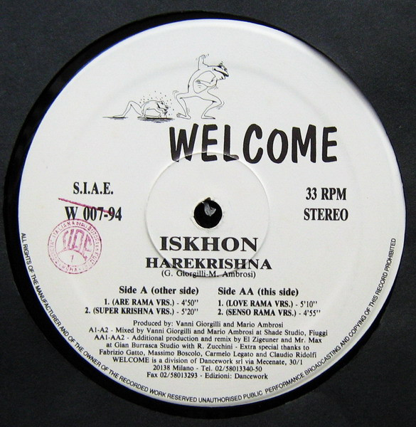 Iskhon - Harekrishna | Welcome (W 007-94) - 4