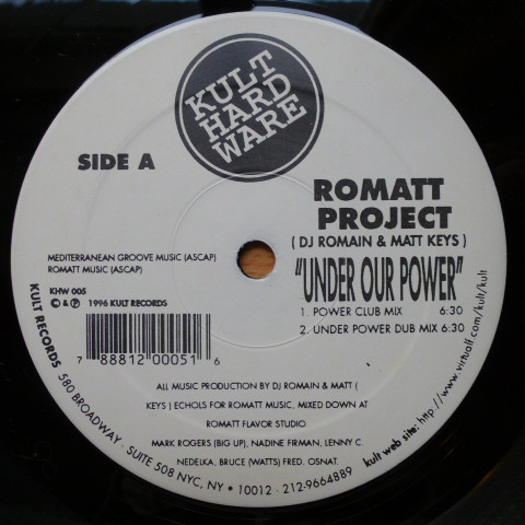Romatt Project - Under Our Power | Kult Hardware (KHW 005)