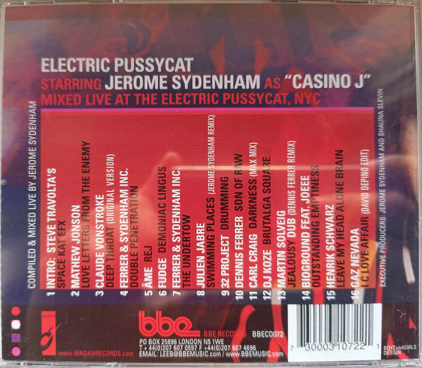 Jerome Sydenham Starring As Casino J - Electric Pussycat | BBE (BBE CD 072) - 4 Jerome Sydenham Starring As Casino J - Electric Pussycat | BBE (BBE CD 072) - 4