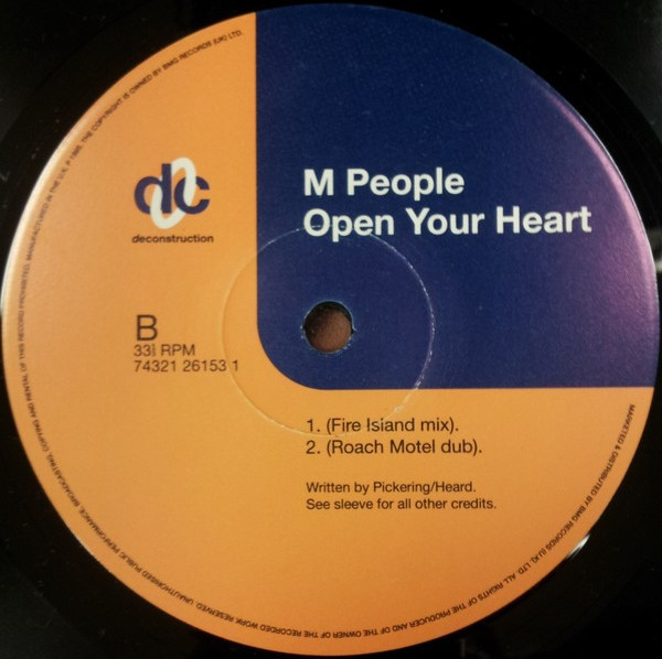 M People - Open Your Heart | Deconstruction (74321 26153 1) - 4 M People - Open Your Heart | Deconstruction (74321 26153 1) - 4