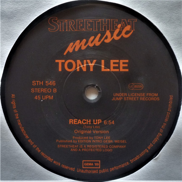 Toney Lee - Reach Up | Streetheat Music (STH 546) - 4