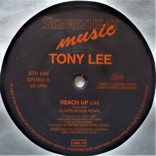 Toney Lee - Reach Up | Streetheat Music (STH 546) - 3