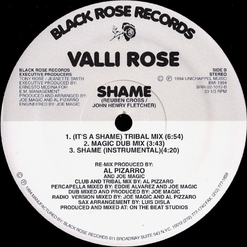 Valli Rose - Shame | Black Rose Records (BRR-02-1012) - 2 Valli Rose - Shame | Black Rose Records (BRR-02-1012) - 2