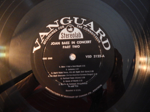 Joan Baez - Joan Baez in Concert Part Two | Vanguard (VSD 2123) - 3
