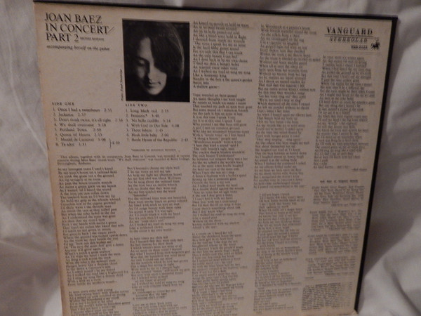 Joan Baez - Joan Baez in Concert Part Two | Vanguard (VSD 2123) - 2