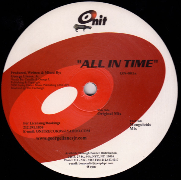 George Llanes, Jr. - All In Time | Onit Records (ON-001) - main George Llanes, Jr. - All In Time | Onit Records (ON-001) - main