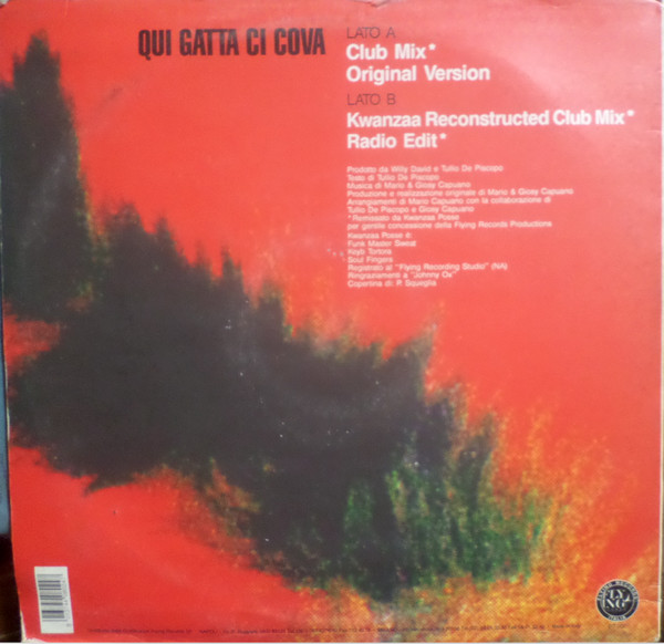 Tullio De Piscopo - Qui Gatta Ci Cova | Flying Records Italia (FIT 002) - 2