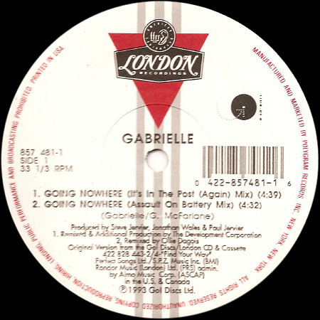 Gabrielle - Going Nowhere | FFRR (857 481-1)