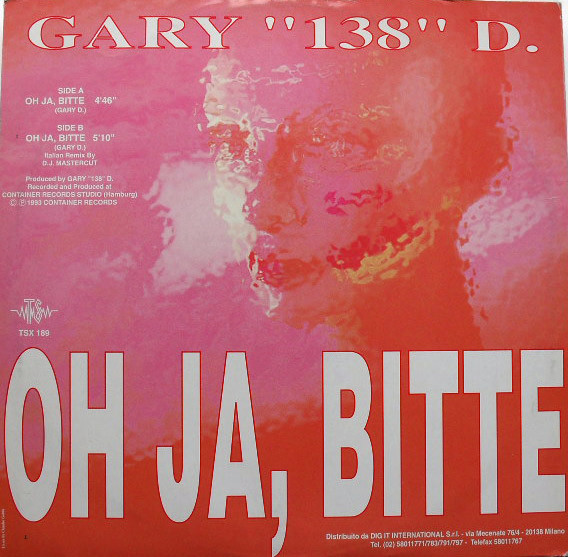 Gary D. - Oh Ja, Bitte | Top Secret Records (TSX 189) - 2