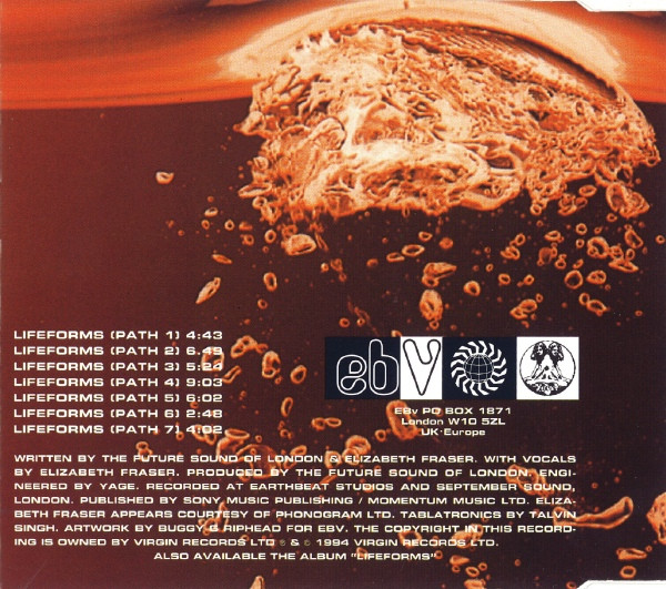 The Future Sound Of London - Lifeforms | Virgin (7243 8 92373 2 0) - 2