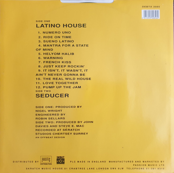 Mirage - Latino House | Debut Edge Records (DEBTX 3085) - 2
