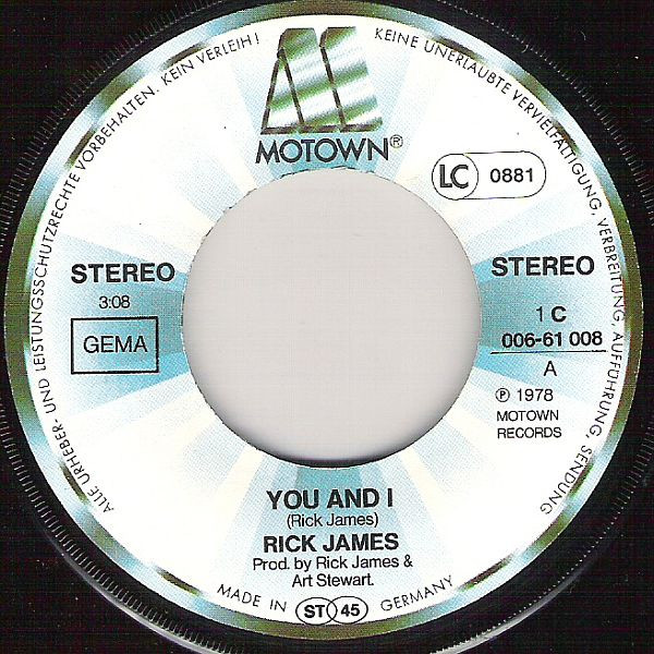 Rick James - You And I | Motown (1C 006-61 008) - 3
