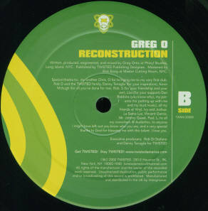 Greg O. - The Drill / Reconstruction | Twisted America Records (TWMX-50008) - 3