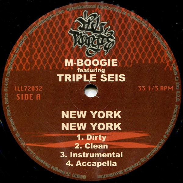 Triple Seis / Pri The Honey Dark - New York, New York / Can I? | Ill Boogie Records (ILL72032) - 3