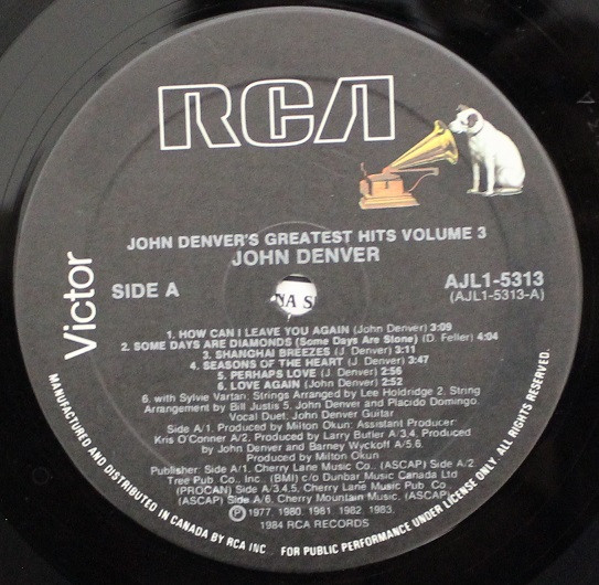 John Denver - Greatest Hits Volume 3 | RCA (AJL1-5313) - 3 John Denver - Greatest Hits Volume 3 | RCA (AJL1-5313) - 3