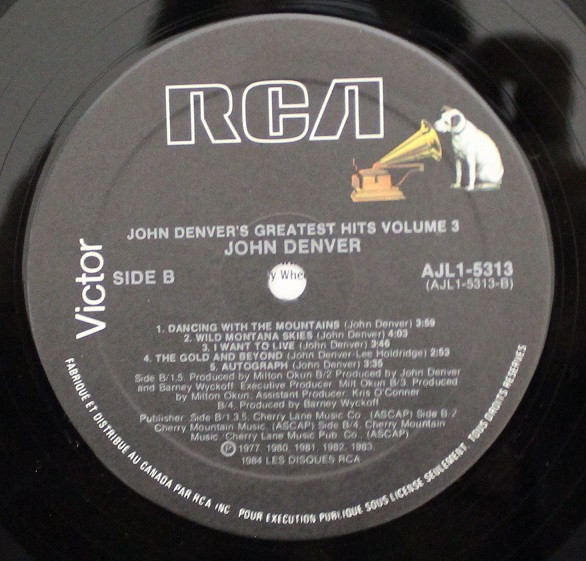 John Denver - Greatest Hits Volume 3 | RCA (AJL1-5313) - 4 John Denver - Greatest Hits Volume 3 | RCA (AJL1-5313) - 4
