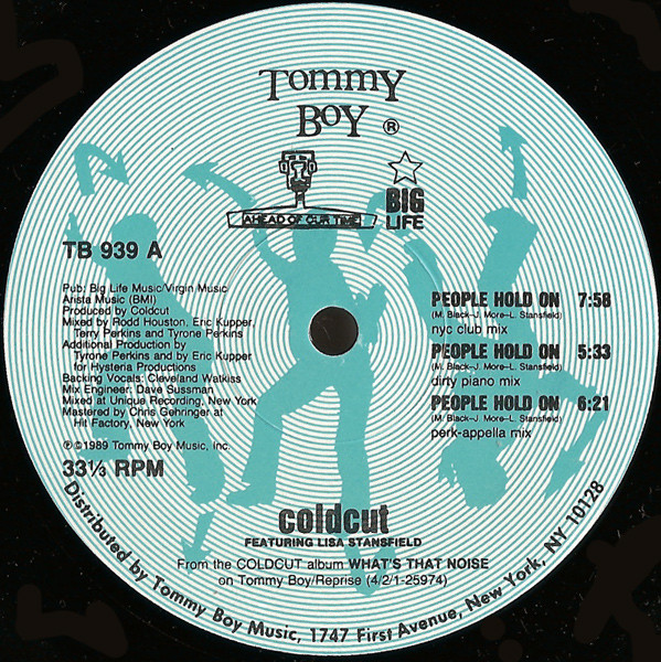 Coldcut Featuring Lisa Stansfield - People Hold On - The Remixes | Tommy Boy (TB 939) - 3