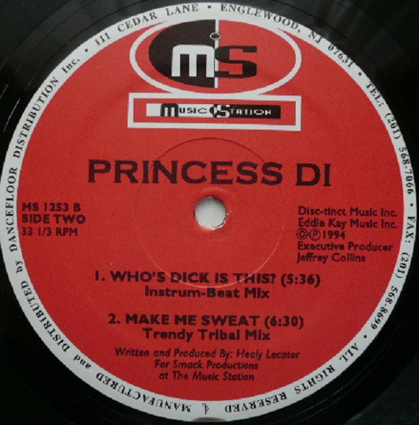 Princess Di - What's My Name? / Who's Dick Is This? / Make Me Sweat | Music Station (MS 1253) - 3