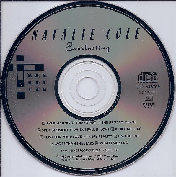 Natalie Cole - Everlasting | Manhattan Records (CDP 546759) - 3 Natalie Cole - Everlasting | Manhattan Records (CDP 546759) - 3