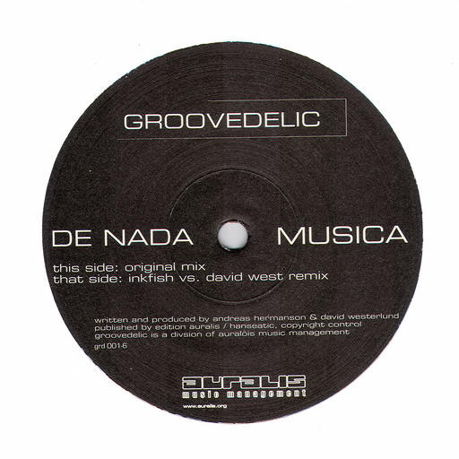 De Nada - Musica | Groovedelic (grd 001-6) - 2