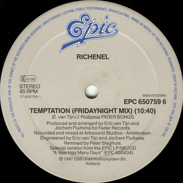 Richenel - Temptation | Epic (EPC 650759 6) - 3