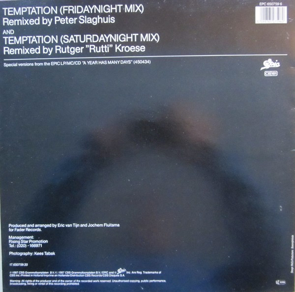 Richenel - Temptation | Epic (EPC 650759 6) - 2