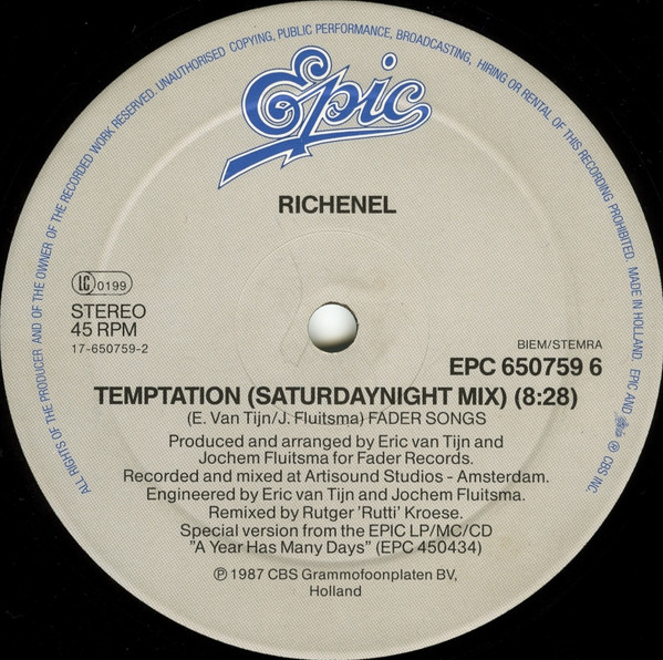 Richenel - Temptation | Epic (EPC 650759 6) - 4