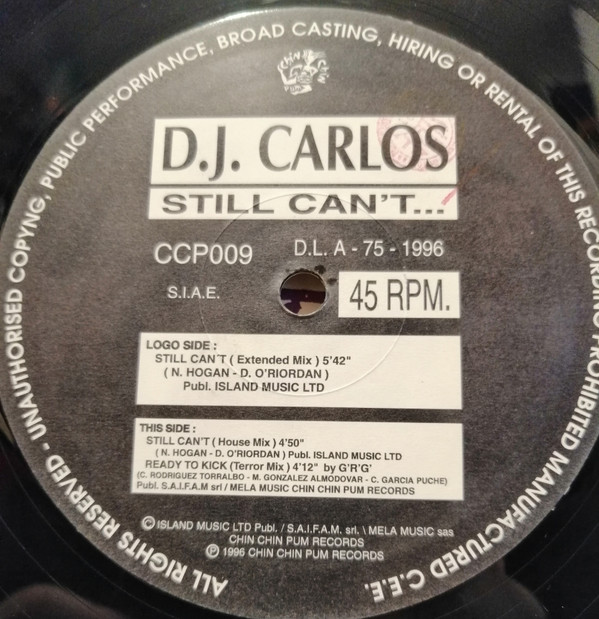 DJ Carlos - Still Can't... | Chin Chin Pum (CCP009) - 3