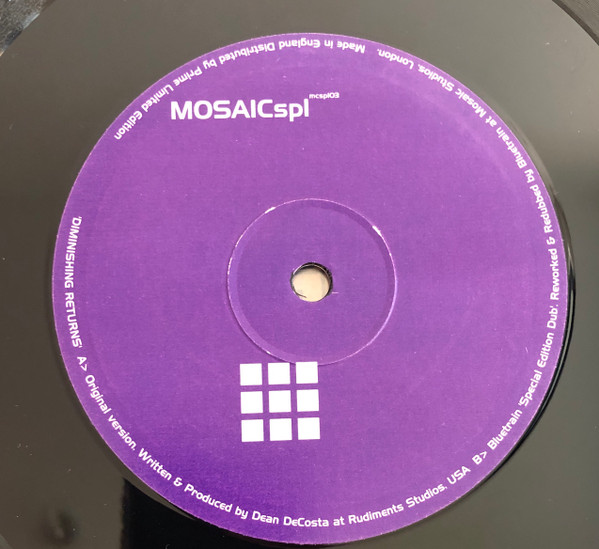 Dean DeCosta - Diminishing Returns | Mosaic (MCSPL03)
