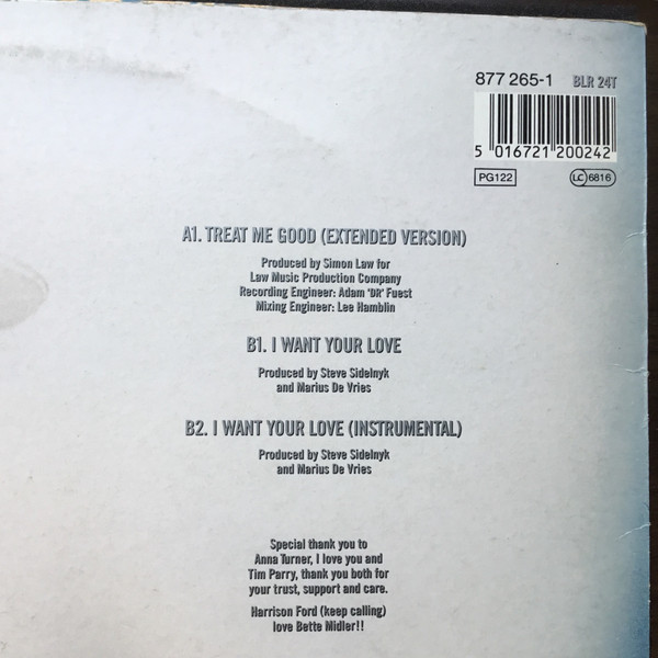 Yazz - Treat Me Good | Big Life (BLR 24T) - 5 Yazz - Treat Me Good | Big Life (BLR 24T) - 5
