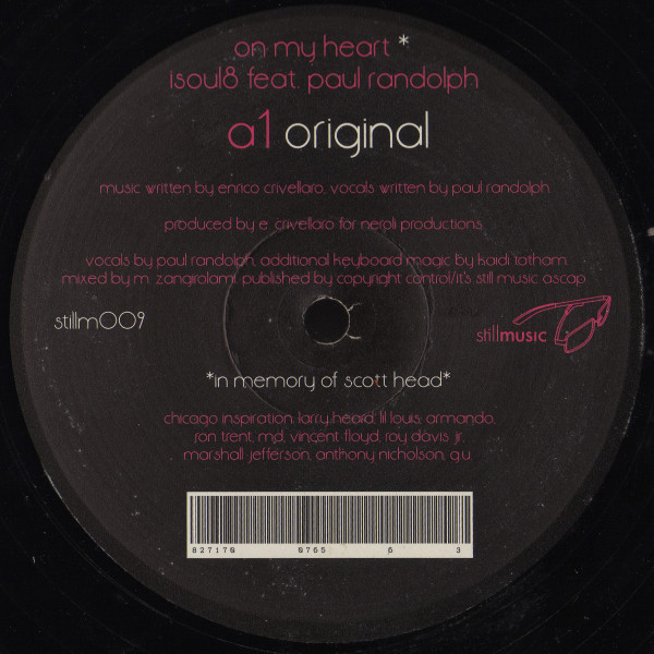 Isoul8 Feat. Paul Randolph - On My Heart | Still Music (stillm009) - 2