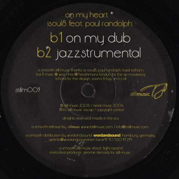 Isoul8 Feat. Paul Randolph - On My Heart | Still Music (stillm009) - 3