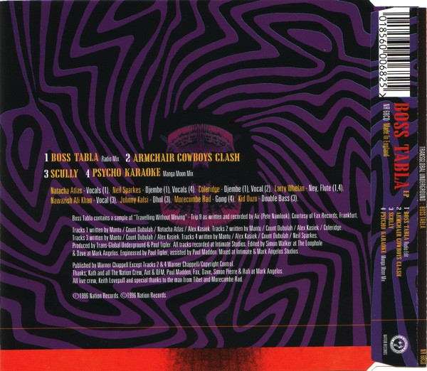 Transglobal Underground - Boss Tabla EP | Nation Records (NR 68CD) - 2
