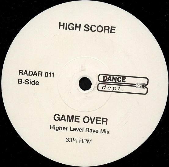 High Score - Game Over | Dance Dept. (RADAR 011) - 2 High Score - Game Over | Dance Dept. (RADAR 011) - 2