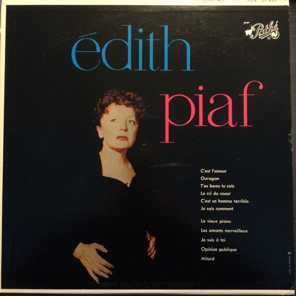 Edith Piaf - Edith Piaf | Pathé (PAM 67.036) - main