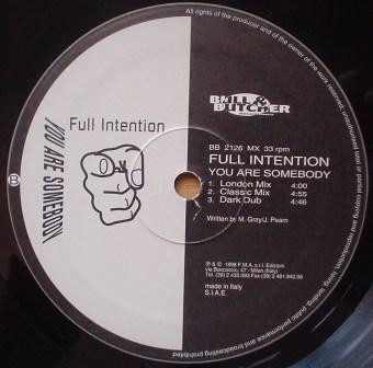 Full Intention - You Are Somebody | Bull & Butcher Recordings (BB 2126 MX) - 3
