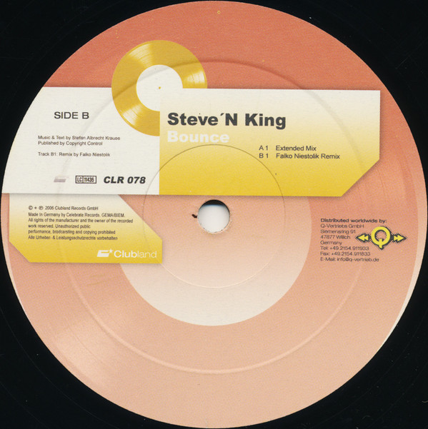 Steve'N King - Bounce | Clubland (CLR 078) - 4 Steve'N King - Bounce | Clubland (CLR 078) - 4