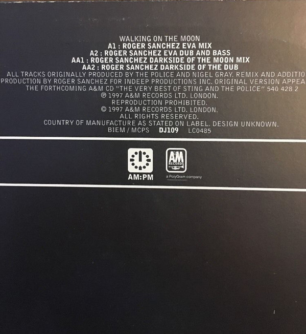 Walking On The Moon (Roger Sanchez Remixes)