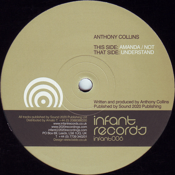Anthony Collins - Understand | Infant Records (infant006) - main